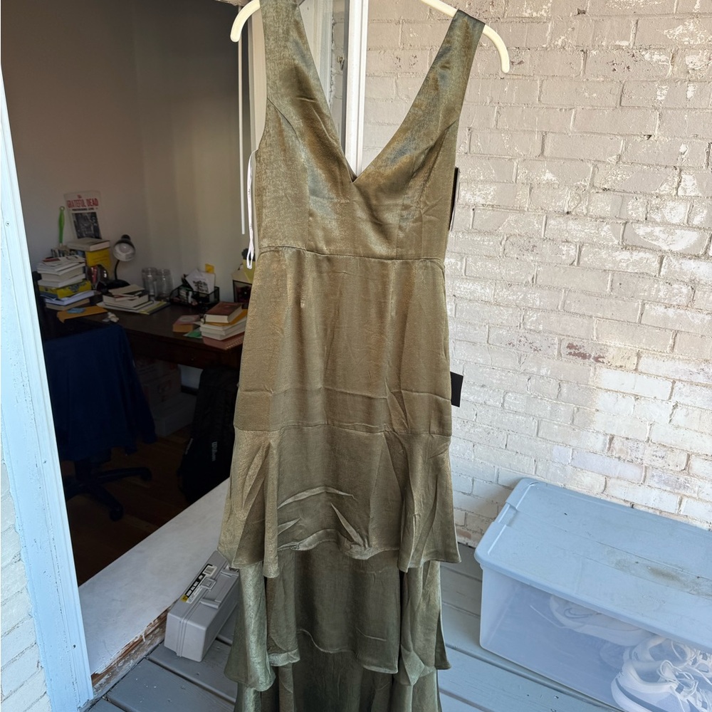 Lulu’s Olive Green Sleeveless Dress